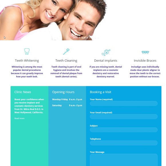 Dental Website Design BeverlyHillsSmileCare.com